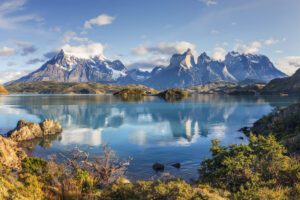 Lake Pehoe, Torres Del Paine, Patagonia, Chile