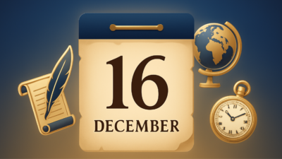 Fatos Relevantes na História Mundial em 16 de Dezembro