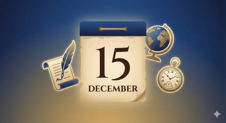 7 acontecimentos históricos em 15 de dezembro