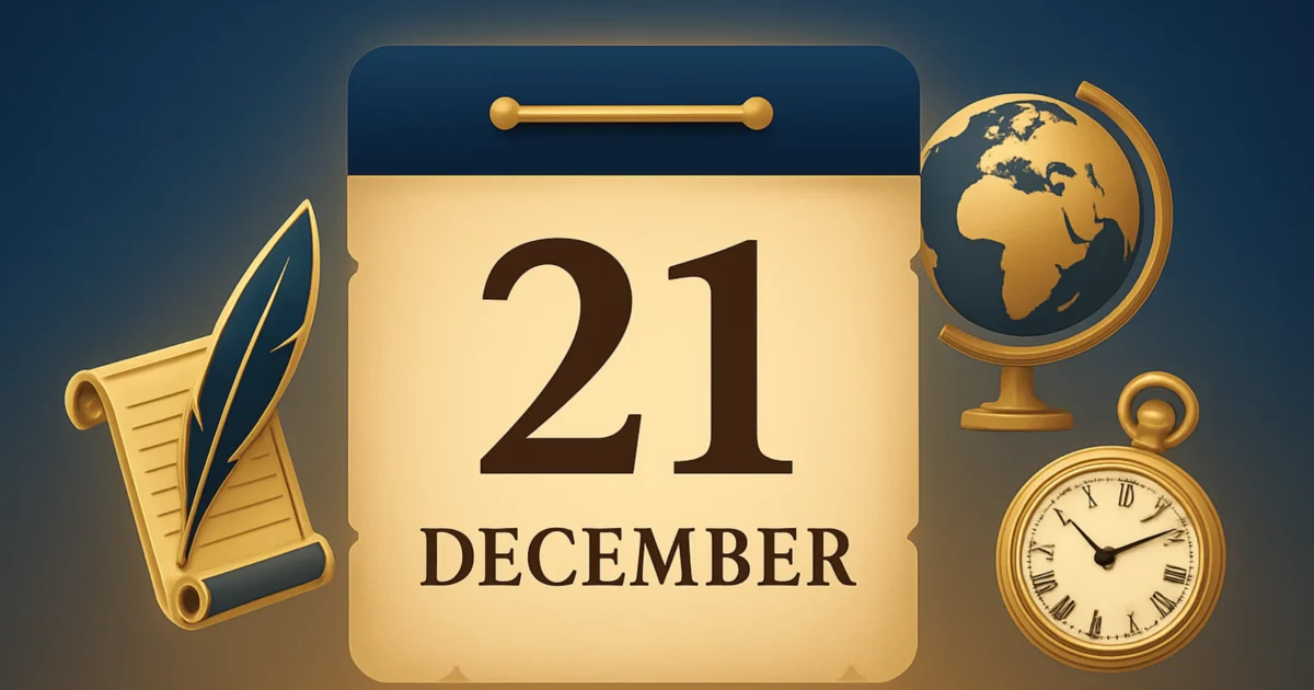 21 de dezembro