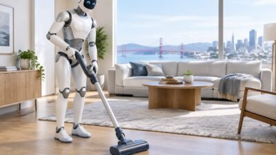 Robôs Humanoides de Limpeza Já Trabalham em Casas nos EUA por R$ 180 a Hora